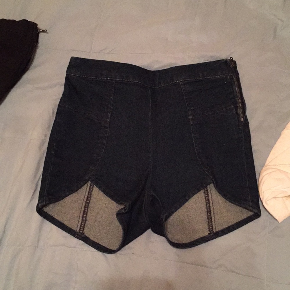 NWOT Free People Dark Wash Short